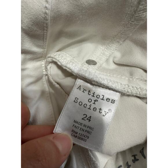 Articles of Society Berlin skinny jeans size 24 #5352NCR-210 - Picture 4 of 6